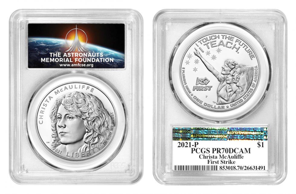 PCGS Offers Special Label Memorializing NASA Challenger Astronaut