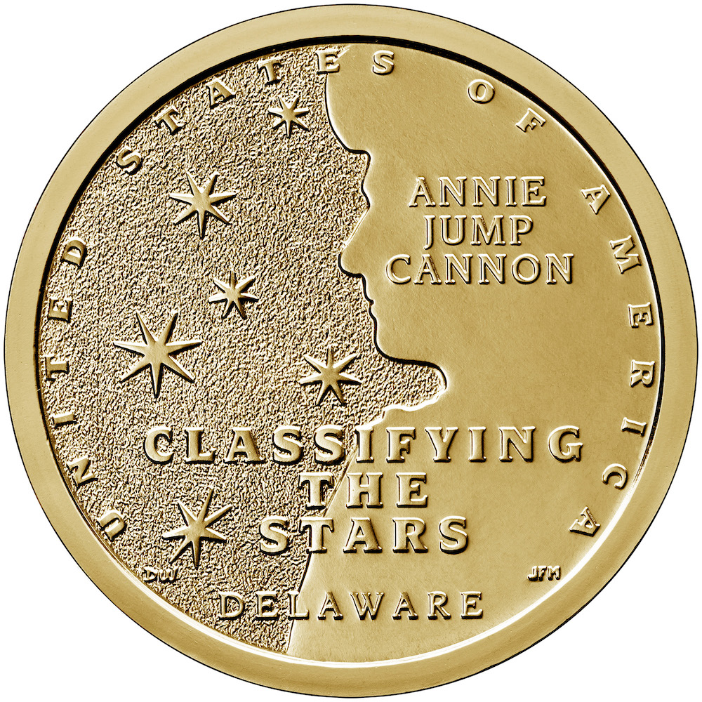 2019americaninnovationonedollarcoindelawareuncirculatedreverse