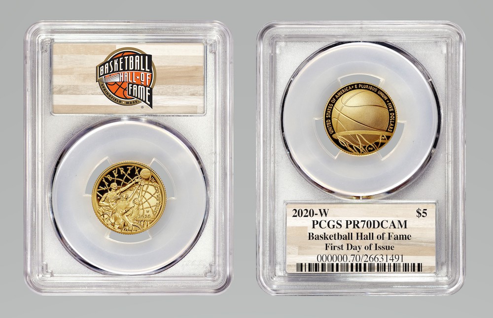 PCGS 2020 BB HOF $5 | Coin Collectors News